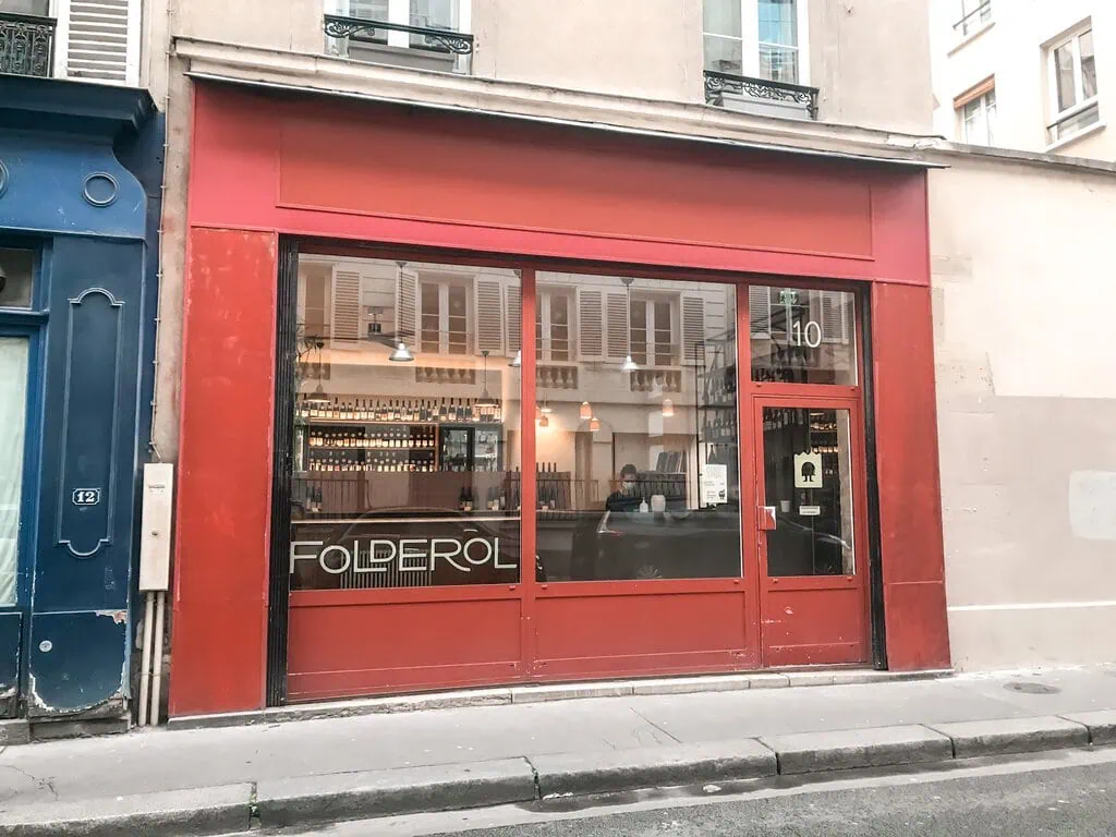 Folderol, wine bar, ice cream shop in Paris