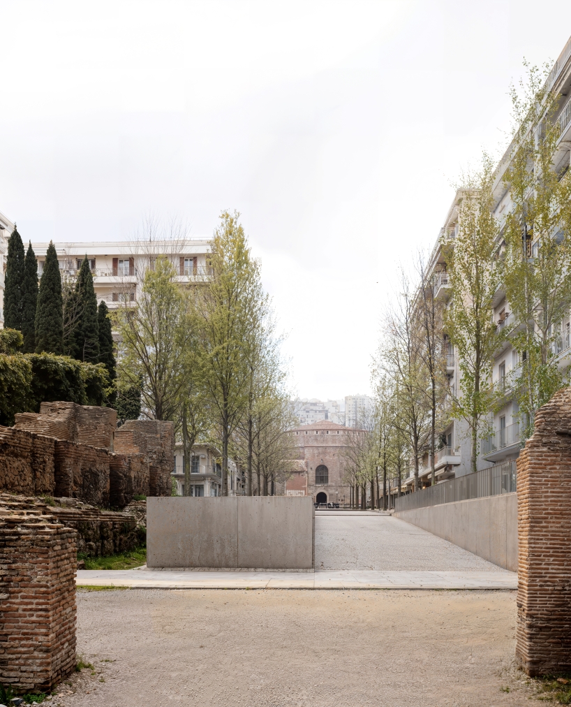 Apsidal Hall of the Galerian Complex, historical landmark, tourist attraction in Thessaloniki