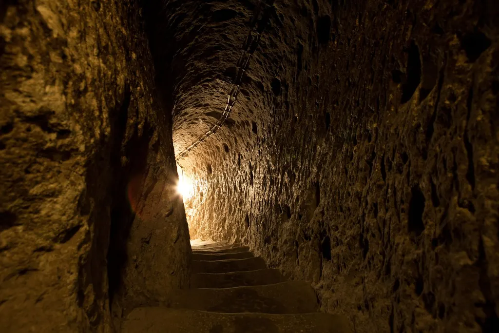 Derinkuyu, the underground city carved into Cappadocia's volcanic rock, photo 2
