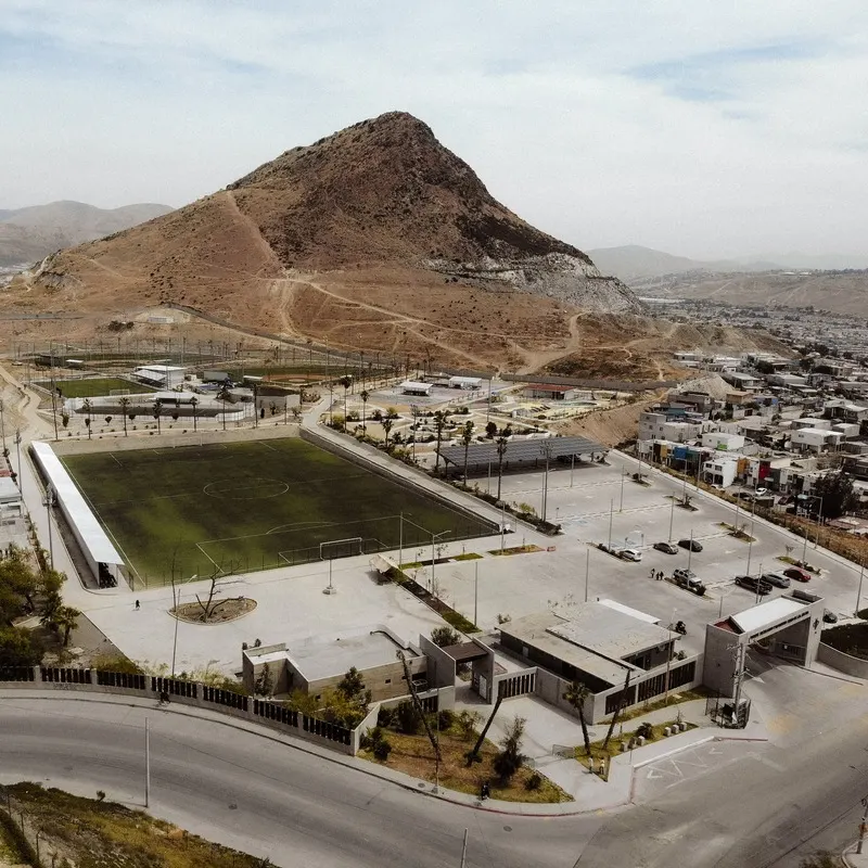 a new public landscape emerges from the urban fabric of Tijuana | all images ©Border Arquitectos