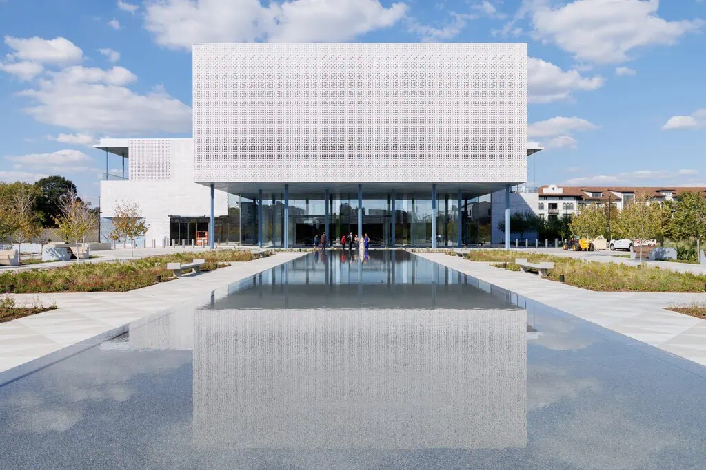 Farshid Moussavi Architects completed the Ismaili Center in Houston last year. Photo by Iwan Baan