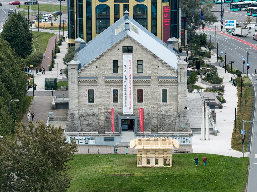 The Resonance pavilion forms the heart of Tallinn Architecture Biennale