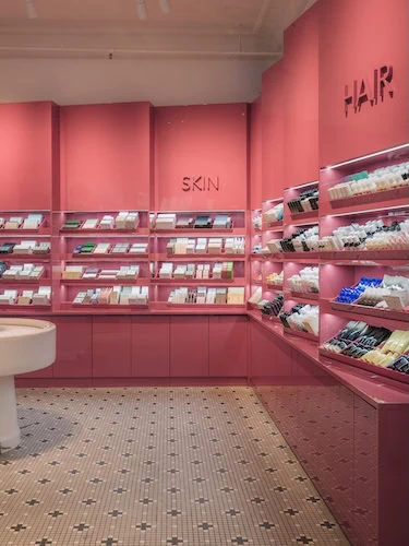 Keffer Studio's miniature beauty shop, seen by Hospitality Design, photo 2