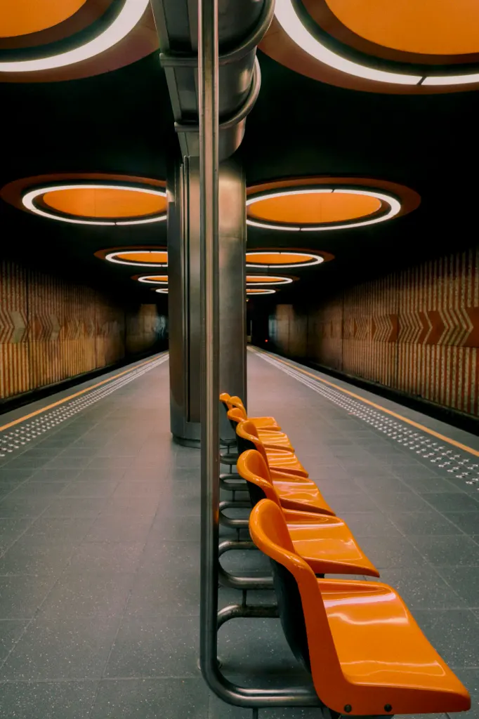 Designed by Groupe Structures in 1979, the Pannenhuis metro station in north Brussels is famous for its striking sci-fi spaceship design