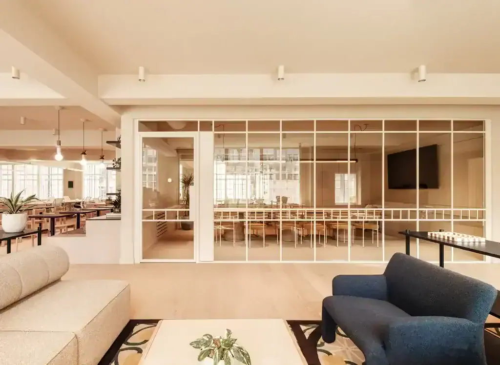 interior of London workspace Elsley House by SODA