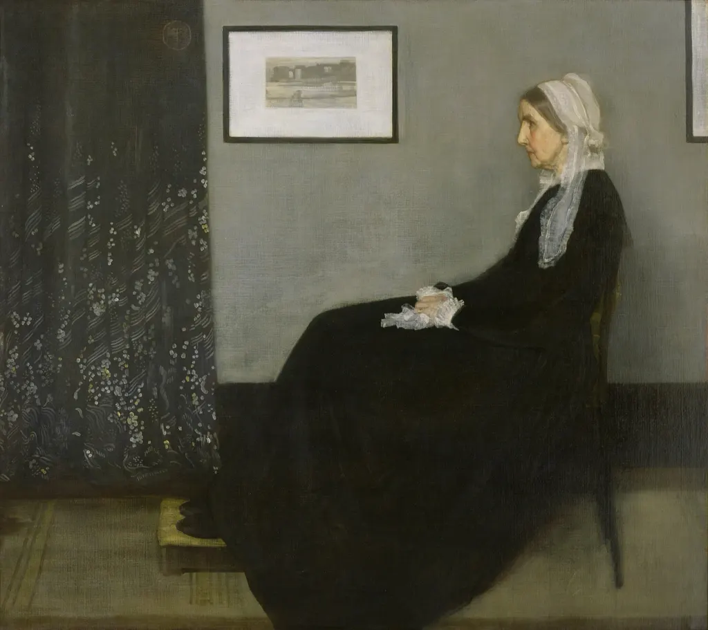 Whistler’s Arrangement in Grey and Black, the portrait of his mother (1871)