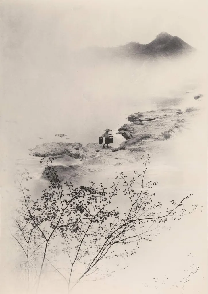 Lang Jingshan, Riverside Spring, 1942