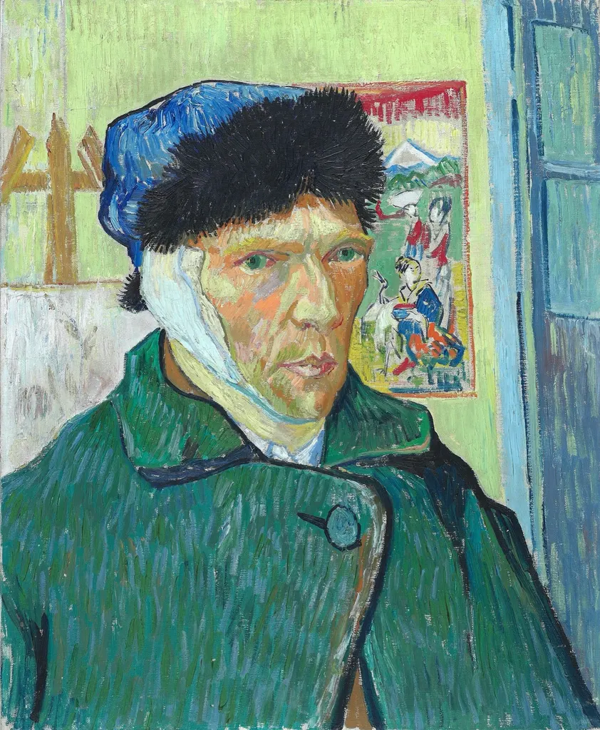 Van Gogh, Self-Portrait with Bandaged Ear, 1889