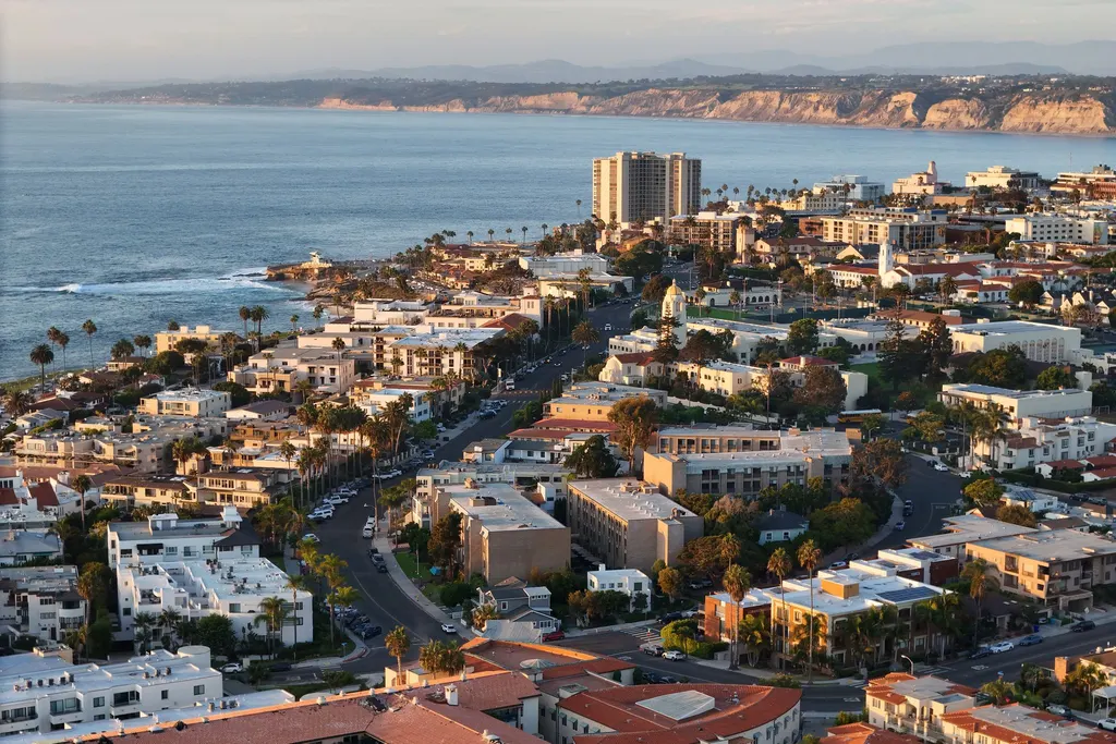 Photo: Kevin Carter/Getty Images 2/8 San Diego, California Southern California may be known for its perpetual sunshine, but come October, San Diego and its surrounding county fully commits to its dark side. Adults can join creepy bar crawls in the Gaslamp District and Pacific Beach, while the ultimate event is the annual Halloween party at Estancia La Jolla Hotel & Spa . For kids, nothing tops tri
