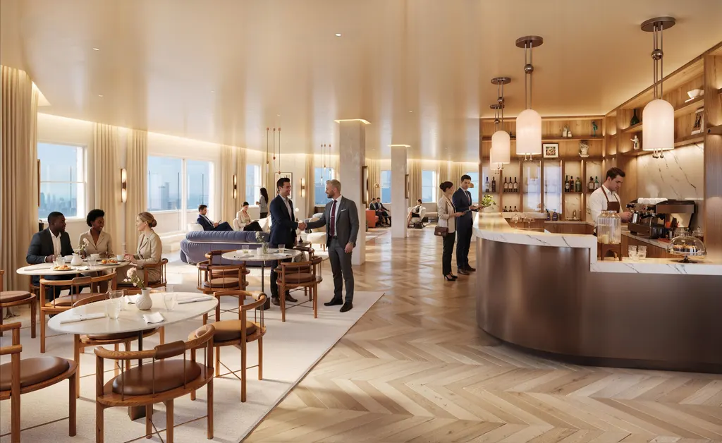 The renovation includes exterior restoration and interior build outs