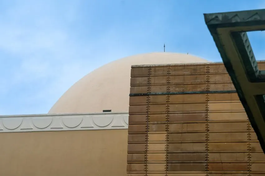 Work on the exterior renovations began in 2021