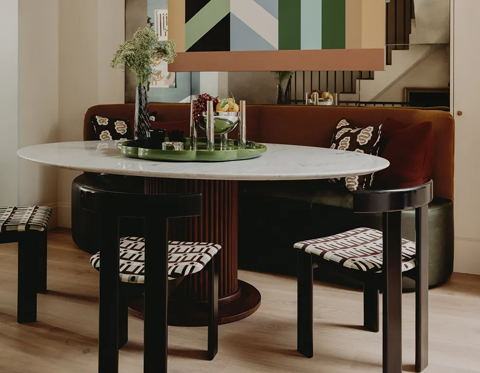 A Notting Hill dining room by Studio Vero. Photography: courtesy of Studio Vero