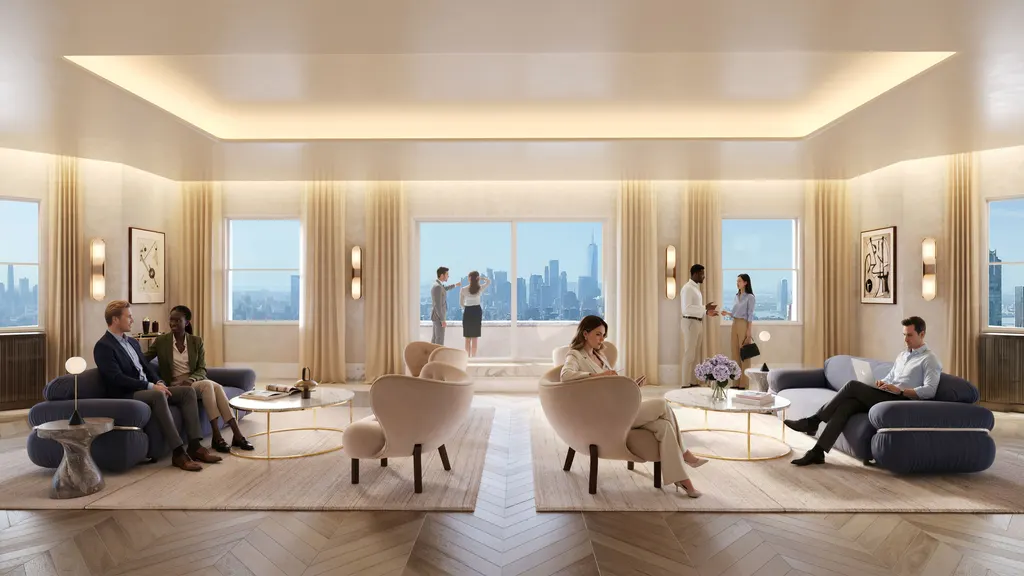 The 61st floor will feature luxury lounges and amenities