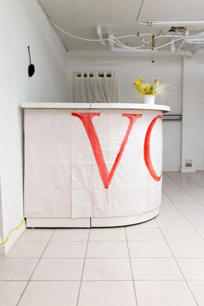And earlier reinventions of the space. In the picture: Pascaline Knight's very own plumb bar, "VOID", from 2021. Image credit: the plumb