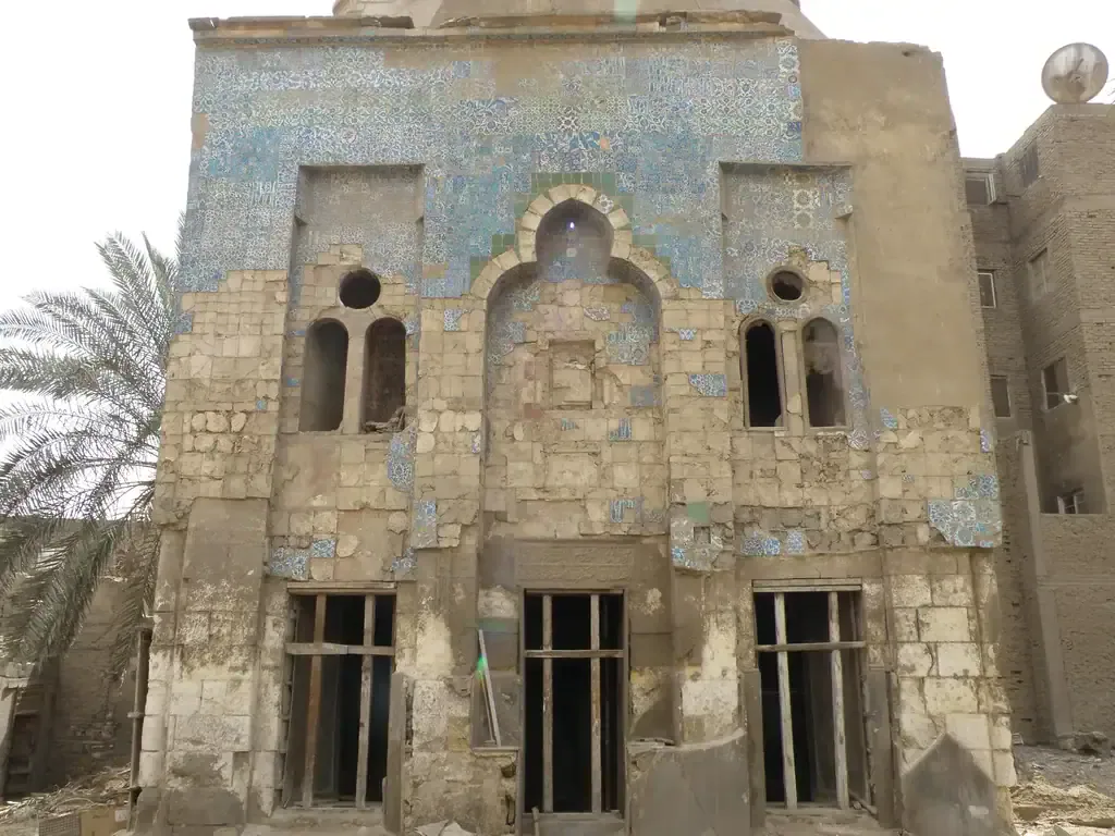 Takiyyat Ibrahim al-Gulshani , an abandoned mausoleum in Cairo, Egypt