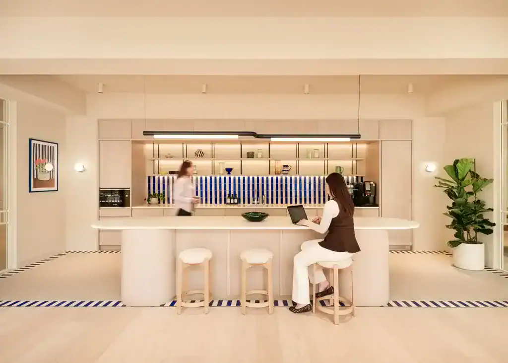 interior of London workspace Elsley House by SODA