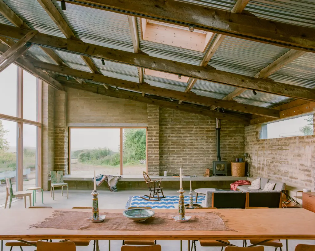 view of South Barn by Je Ahn / Studio Weave, a humble renovated barn
