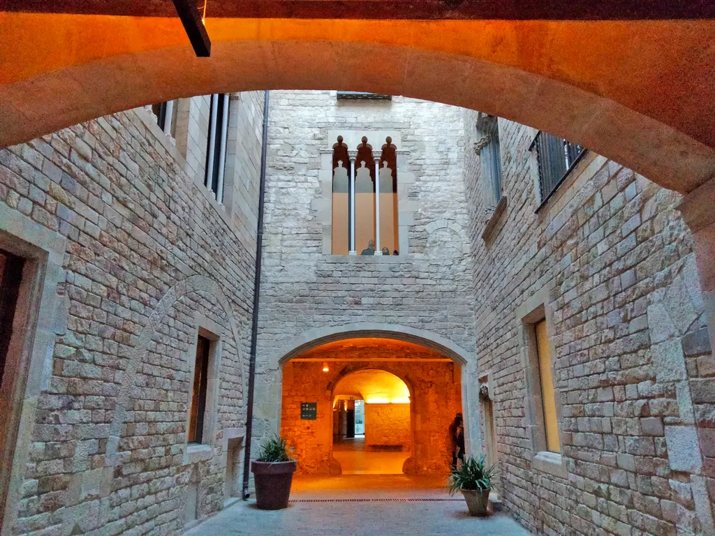 A courtyard of the Museu Picasso
