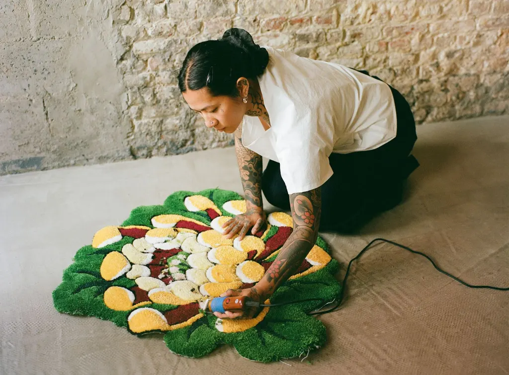 Brussels artist Shishi San's tufted wool vessels inspired by Chinese ceramics, photo 5