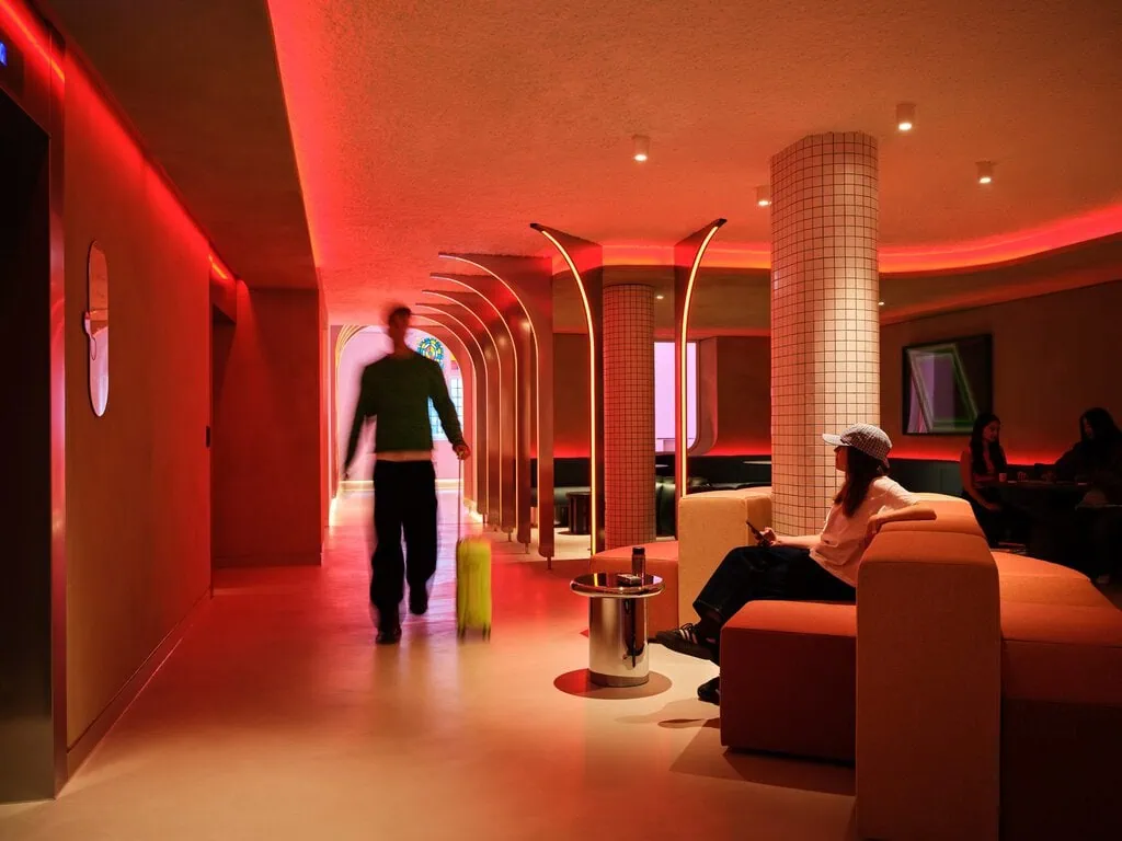 Social spaces are located on the ground floor