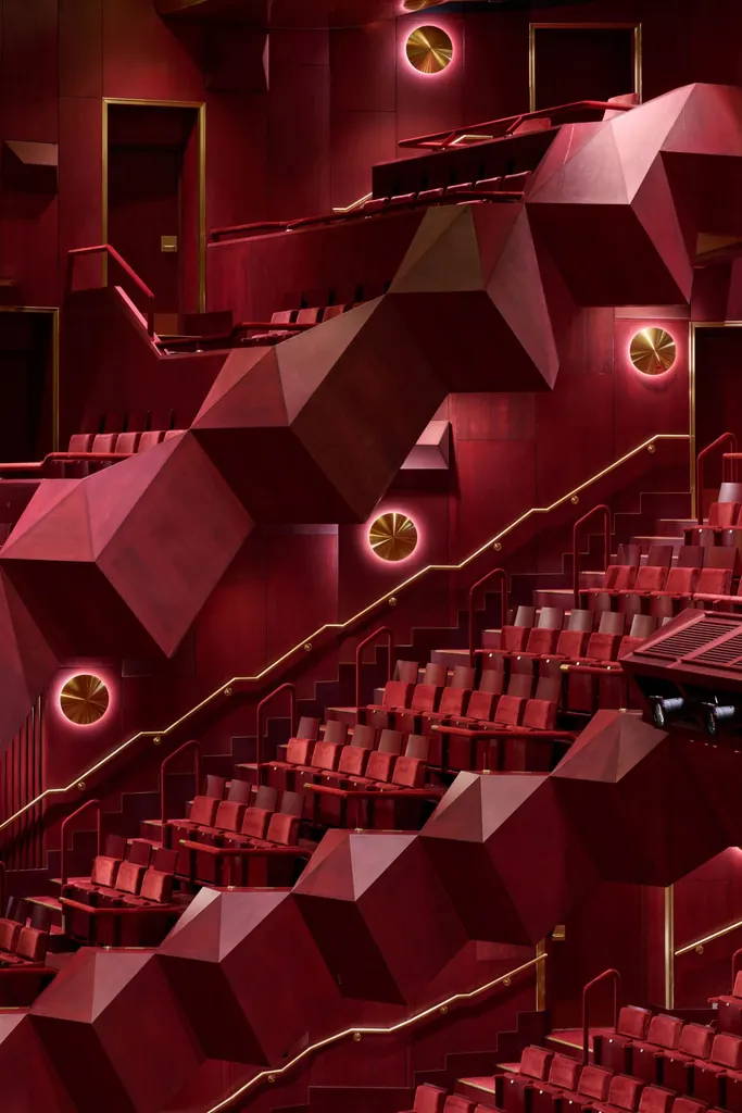 The auditorium was fitted with new seats