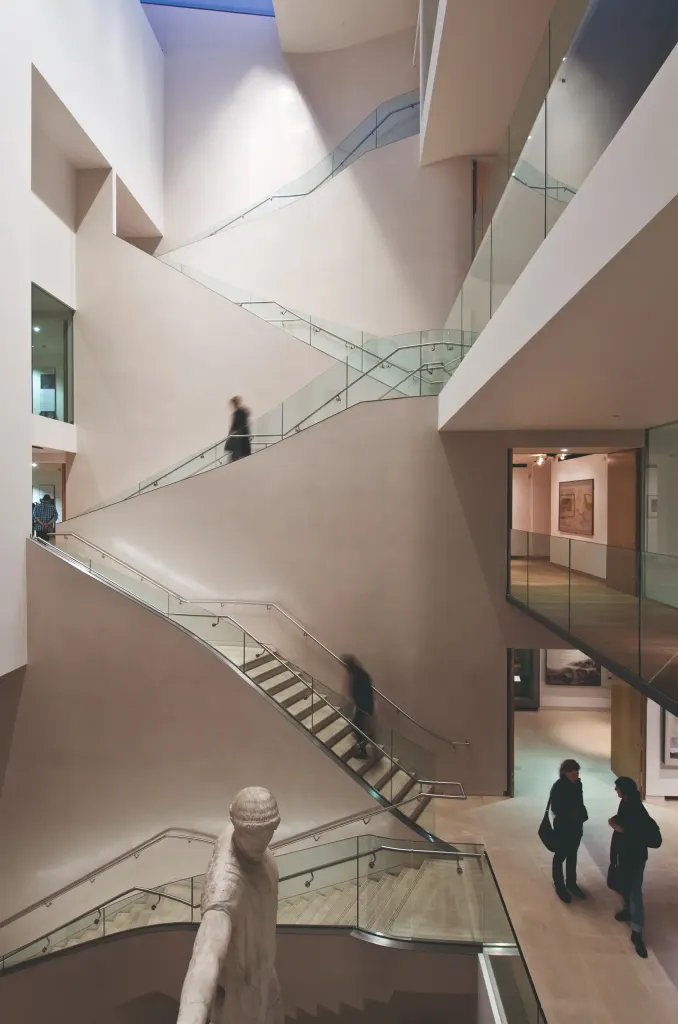The atrium at the Ashmolean Museum