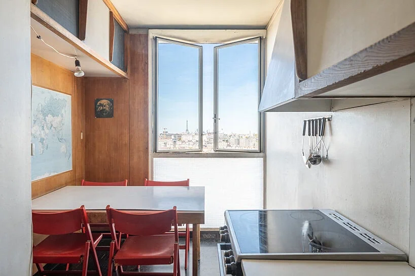 kitchen with built-in wooden cabinetry
