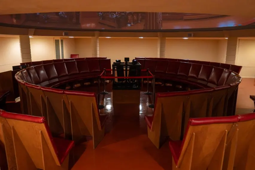 The team also restored the Planetarium's original Wright-designed seating