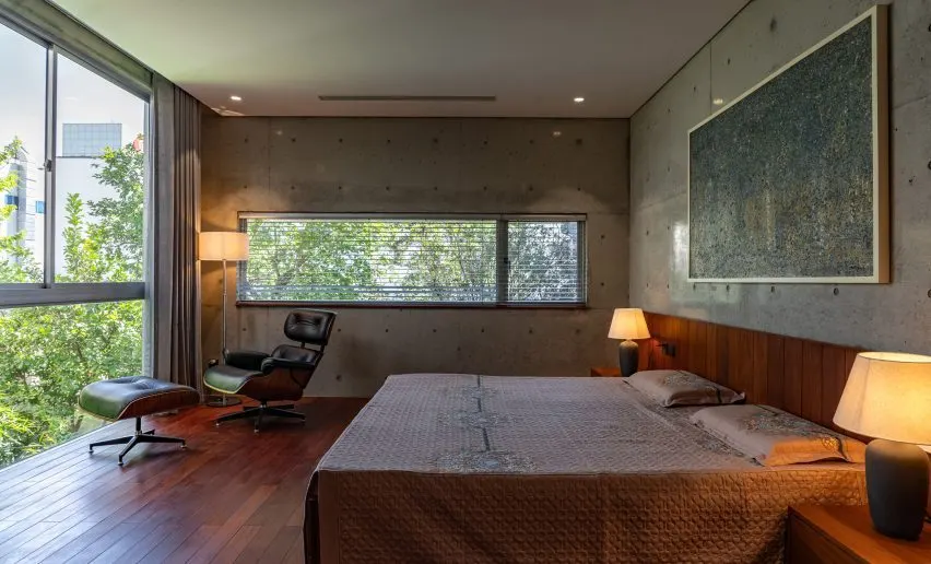 The home gives its residents as much access to greenery as possible