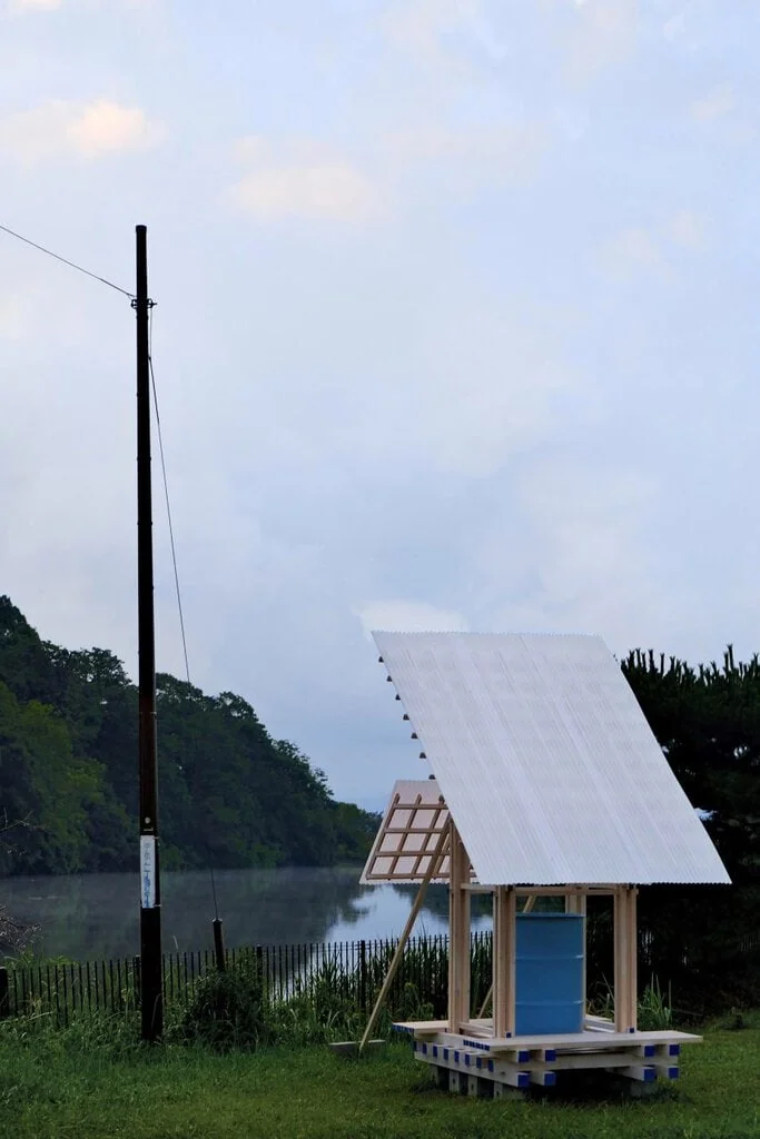 Polycarbonate sheets provide shelter