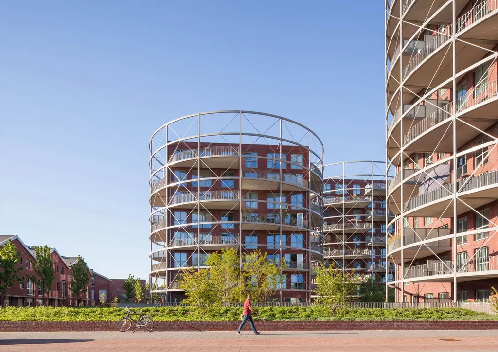 Villa Industria, a gasholder conversion in Hilversum, Netherlands. Photography: courtesy of Mecanoo