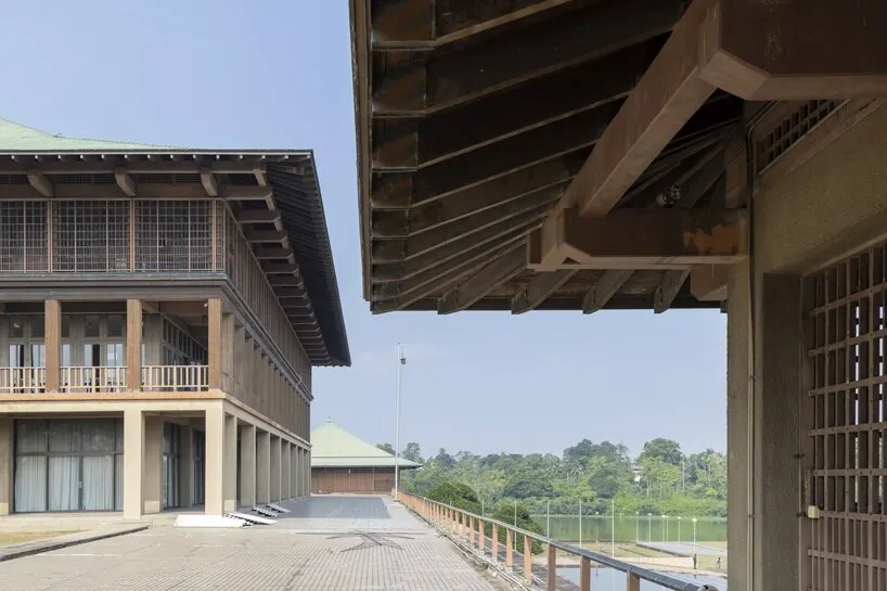 roof detail, New Sri Lankan Parliament, Kotte, Sri Lanka, image by Iwan Baan, 2026 | image © Iwan Baan