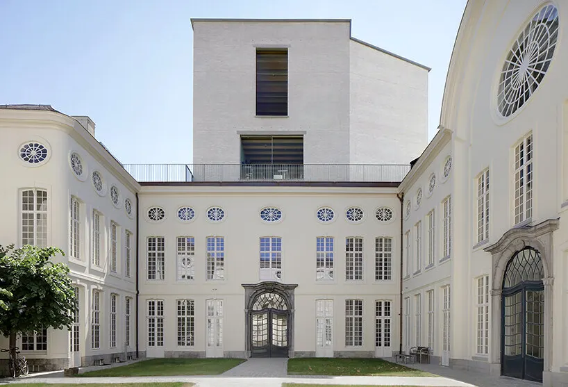 view from the courtyard | image ©Filip Dujardin for Design Museum Gent