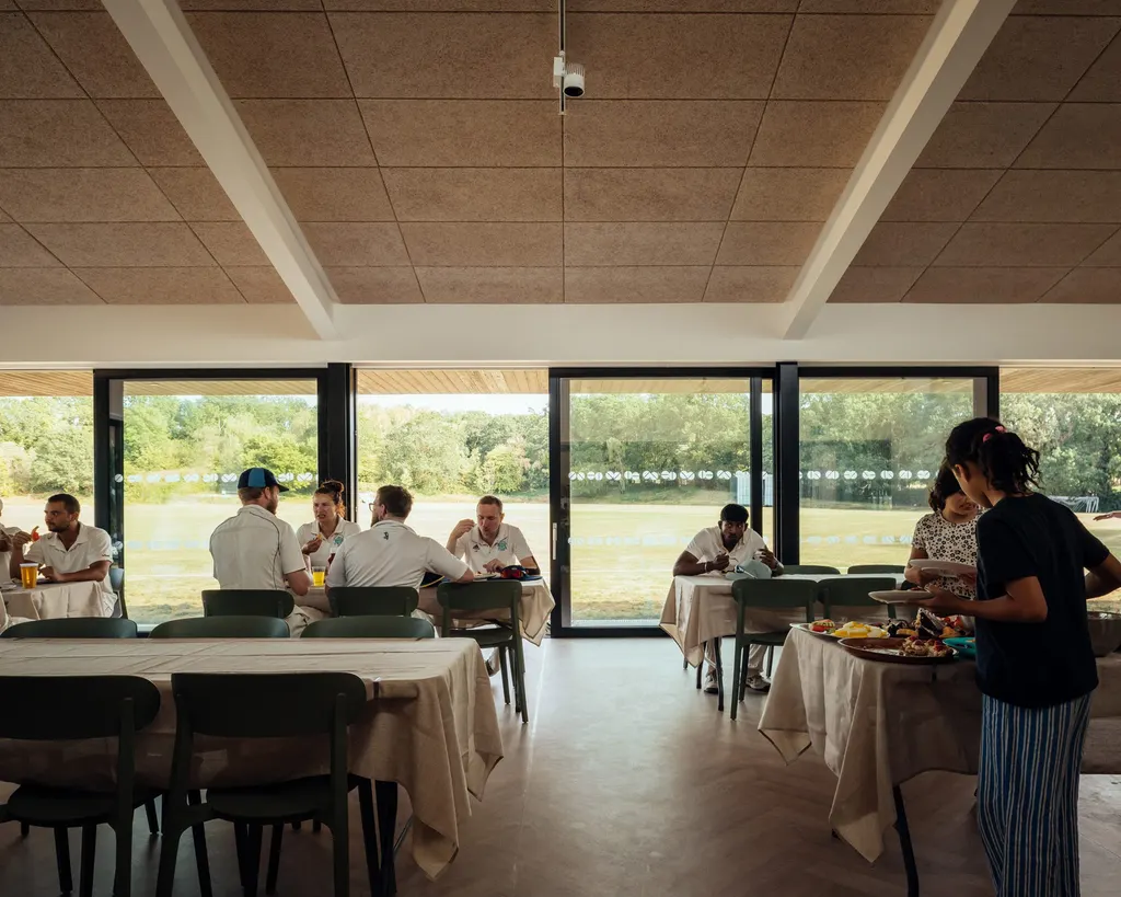 The clubroom was designed to be used for events as well as on match days