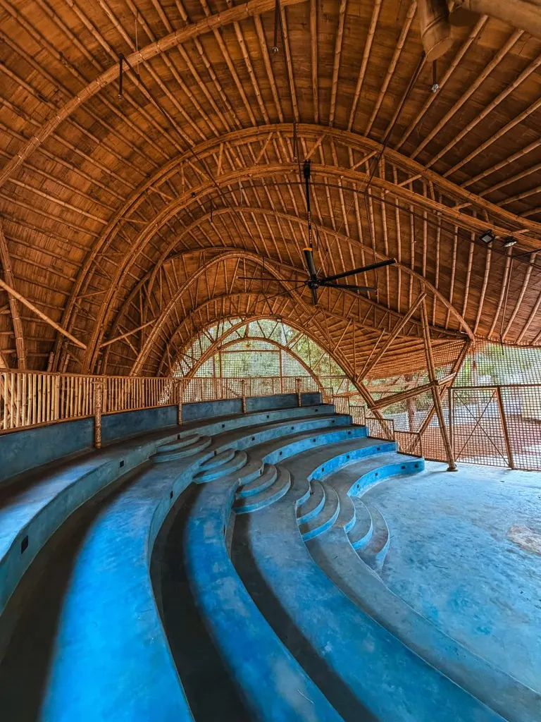 The heart of the centre is an 80-seat auditorium