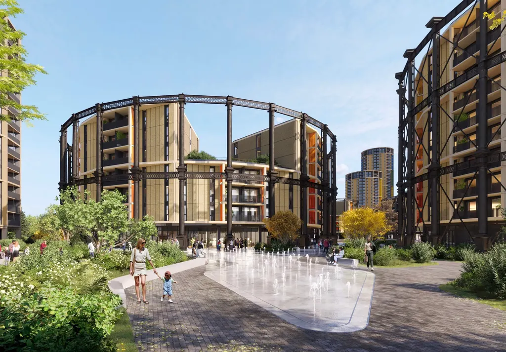 The Bromley-by-Bow gasworks, converted into apartments by RSHP