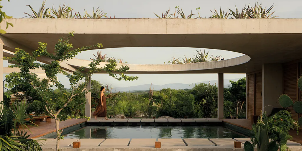 A house that turns inward on the Oaxacan coast, photo 8